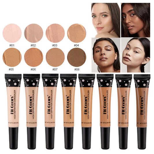 8-color Hose Concealer Concealer Repair Nourishing Liquid Foundation Dark Circles Pock Mark Cross-border