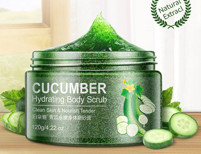 Cucumber skin beautiful white skin peels facial scrub